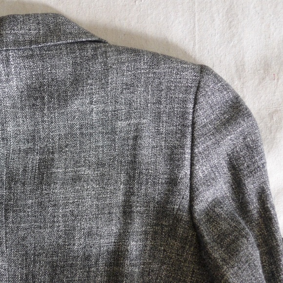 Brooks Brothers Women 2 Silk Linen Grey Lady Coat - Picture 5 of 13